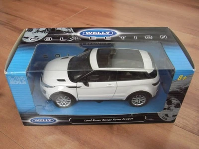 Welly Land Rover Range Rover Evoque auto in miniatura 1/24 bianco - Immagine 1 di 4
