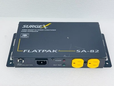 USED - SURGEX SA-82 FlatPak Surge Protector & Power Conditioner With Power Cord - Image 1 of 4
