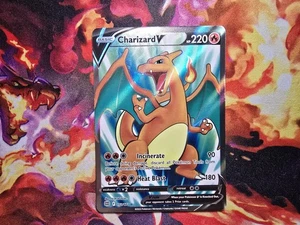 Charizard V (Full Art) 153/172 Swsh09: Brilliant Stars Holo - Foto 1 di 3
