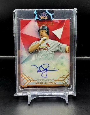 2020 Topps Diamond Icons Mark McGwire Auto 1/5 - Image 1 of 2