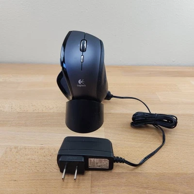 Logitech MX Revolution M-RBQ124 Black Wireless Bluetooth Mouse & Doc *No Dongle* - Image 1 of 4