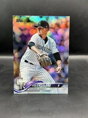 2018 Topps #586 Kyle Freeland Rainbow Foil - Image 1 of 2