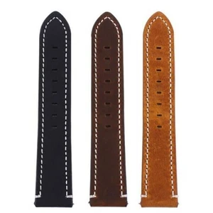 18-24mm Quick Release Retro Leather Watch Band Strap Wristband Replacement Parts - Picture 1 of 15