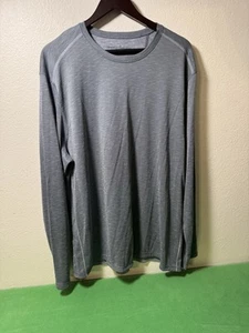 Tommy Bahama Shirt Men’s Large Gray Thermal Reversible Crewneck - Picture 1 of 4
