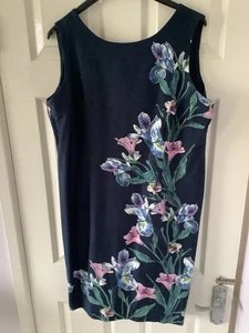 George Women's Dress Size 18 Excellent Condition Navy Blue /Multi Coloured - Picture 1 of 5