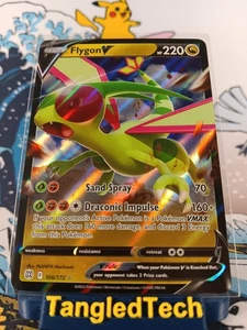 Pokemon Flygon V 106/172 Brilliant Stars Ultra Rare Full Art Holo Near Mint - Bild 1 von 2