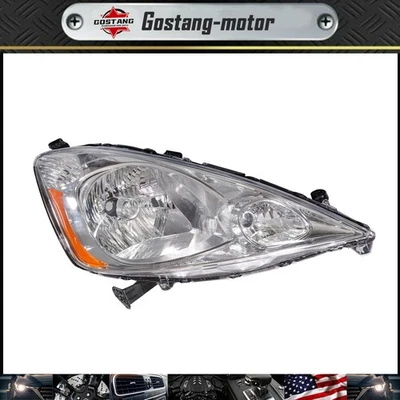 Headlight Assembly For Honda Fit Sport 2009-2011 Headlamp Passenger Side Halogen - Image 1 of 4