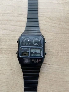 CITIZEN ANA-DIGI TEMP JG2105-93E Analog Digital Reproduction Model - Picture 1 of 4
