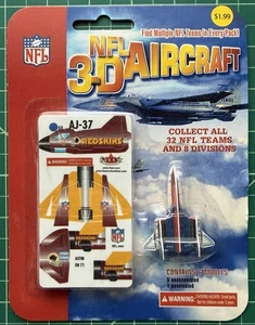 Nuevos modelos de aviones Fleer NFL 2002 3-D 6 por paquete (Redskins) ENVÍO GRATUITO - Imagen 1 de 7