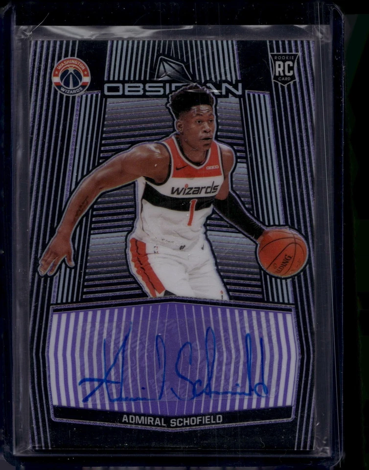 2019 Obsidian Admiral Schofield Rookie Autographs Purple #/75 - Image 1 of 2