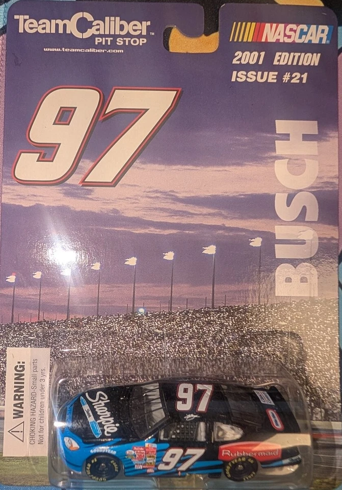 Team Caliber 01259 1:87 Die Cast Nascar 2001 Busch Sharpie #97 Stock Car - Image 1 of 1