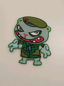 Happy Tree Friends Flippy bestickt Bügelbild Patch Camouflage Bär Neu - Bild 1 von 1