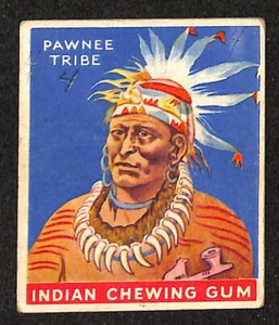 R73 Goudey, Indian Gum, Series 24, 1933, #4 Chief Pawnee Tribe - Picture 1 of 2