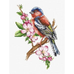 Cross-stitch Kit Luca-S - B1196 Chaffinch Bird - Picture 1 of 5