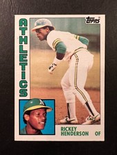 1984 Topps Rickey Henderson #230