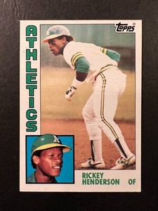 1984 Topps Rickey Henderson #230