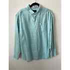 Tommy Bahama Linen/Cotton Button Down Shirt, Size Large