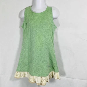 Girls BOUTIQUE MINI MERY GREEN CREAM TRIM Sleeveless SPRING SUMMER DRESS Sz 4/5 - Picture 1 of 6