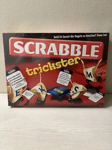 Scrabble Trickster DIE Kreuzwortspiel-Marke Word Board Game German 2010 Mattel - Picture 1 of 3