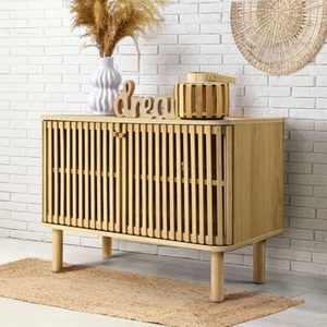 Furb Sideboard Storage Cabinet Buffet w/ 2 Doors Buffet Table - Picture 1 of 7