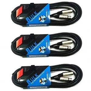 PROEL BULK250LU5 (3 Stück) XLR Kabel Kanone Stecker 3P - XLR Buchse 3P 5 Meter - Bild 1 von 2