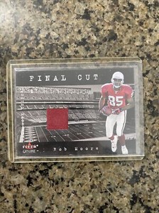 2001 Fleer Genuine Final Cut Jerseys #17 Rob Moore Cardinals Jersey Swatch