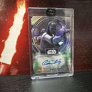 2021 Topps Star Wars Clone Wars CHRIS EDGERLY as EETH KOTH Signature Auto #A-CE - Bild 1 von 2