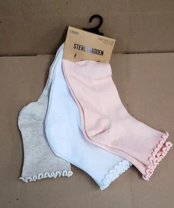Women’s Steve Madden size 5-10 ankle socks 3 pairs - Picture 1 of 1