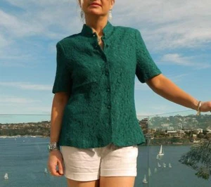 VINTAGE Together 1980s Original Cocktail Lace Retro Jacket - Picture 1 of 4