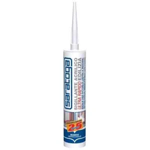 Saratoga 25 minuti 300ml silicone sigillante acrilico bianco ultra rapido - Foto 1 di 4