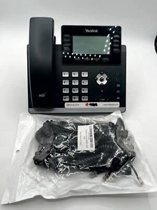 Yealink SIP-T43U IP Phone Black 3.7" Display USB 2.0 Dual-Port Gigabit Ethernet - Afbeelding 1 van 3