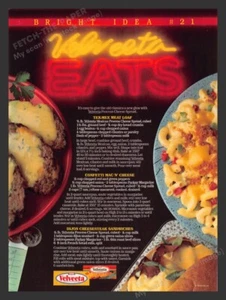 Velveeta Eats Recipes 1989 idea brillante #21 anuncio publicitario impreso - Imagen 1 de 1