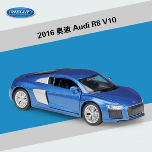 Welly 1:36 Audi R8 V10 Metal Diecast Model Pullback Car New in Box - Picture 1 of 8