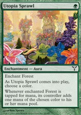 Utopia Sprawl Dissension 1x - Lightly Played, English MTG Magic