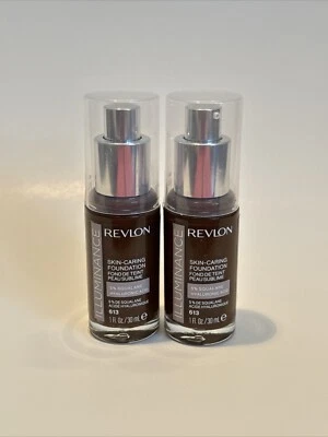 2 Pack Revlon Illuminance Skin-Caring Liquid Foundation-#613 Honey Java-1oz. - Image 1 of 2