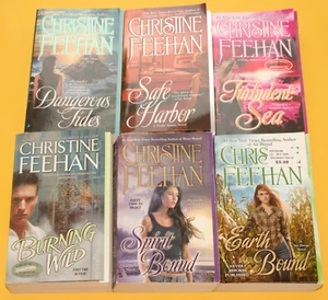 Christine Feehan Paranormal Romance Books 6 Lot Dangerous Tides Plus More - Picture 1 of 16