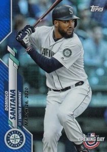 2020 Topps Opening Day DOMINGO SANTANA Blue Foil #8 Mariners QTY Avail - Picture 1 of 1