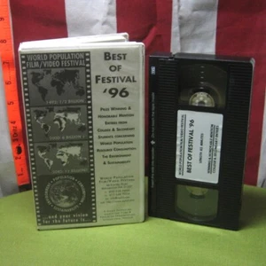 WORLD POPULATION Film Festival 1996 prize winning entries VHS college shorts - Picture 1 of 2