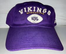 Vtg Minnesota Vikings Adjustable hat cap Y2k 90s NFL Football Moss Puma Nwt