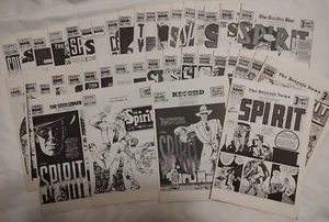 Lot Of 40 The Spirit Comic Strip Books Will Eisner 1972 1973 Booklets EX-NM - Picture 1 of 12