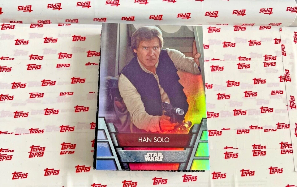 2020 TOPPS STAR WARS HOLOCRON FOIL BASE CARTÃO PARALELO HAN SOLO #REP-17 - Imagem 1 de 1