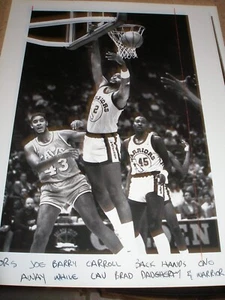 1986 Golden State Warriors vs Cleveland Cavaliers SF Examiner Type 1 Press Photo - Picture 1 of 2