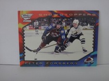 1999-00 Pacific Revolution Showstoppers Peter Forsberg #9 HOF