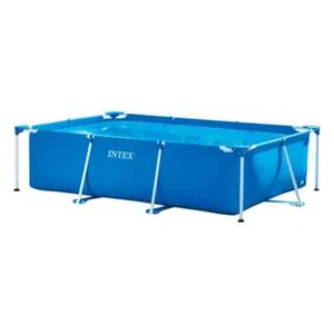 INTEX Schwimmbecken Family Intex Frame Swimming Pool Rechteck Frame Kinderbecken - Bild 1 von 6