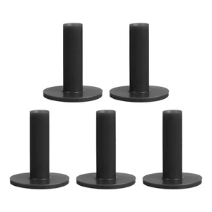 5 Pcs 3" Rubber Golf Tees Tall Practice Training Driving Range Black - Picture 1 of 6