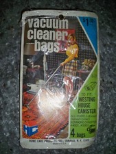 Vintage Vacuum Cleaner Bags Westing House Canister S-17 NOS Made In USA Kenmore