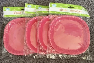 Angel of Mine pink plates set of 8 NEW - Image 1 of 2