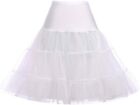 Women's 50s Vintage Petticoat Skirt Underskirt Crinoline Slips Tutu Skirts Dress