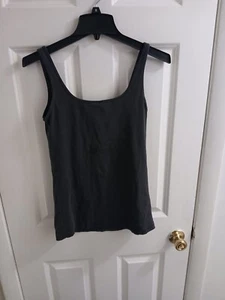 Skims NEU VINTAGE RUNDHALS TANK IN WASHED Farbe ONYX Größe L G30 Brandneu - Bild 1 von 3