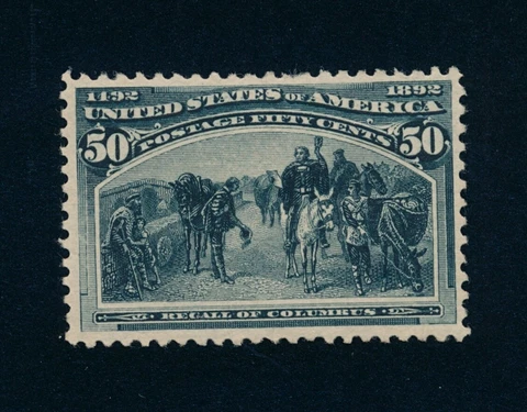 drbobstamps US Scott #240 Mint Hinge Remaining Stamp Cat $450 Cover